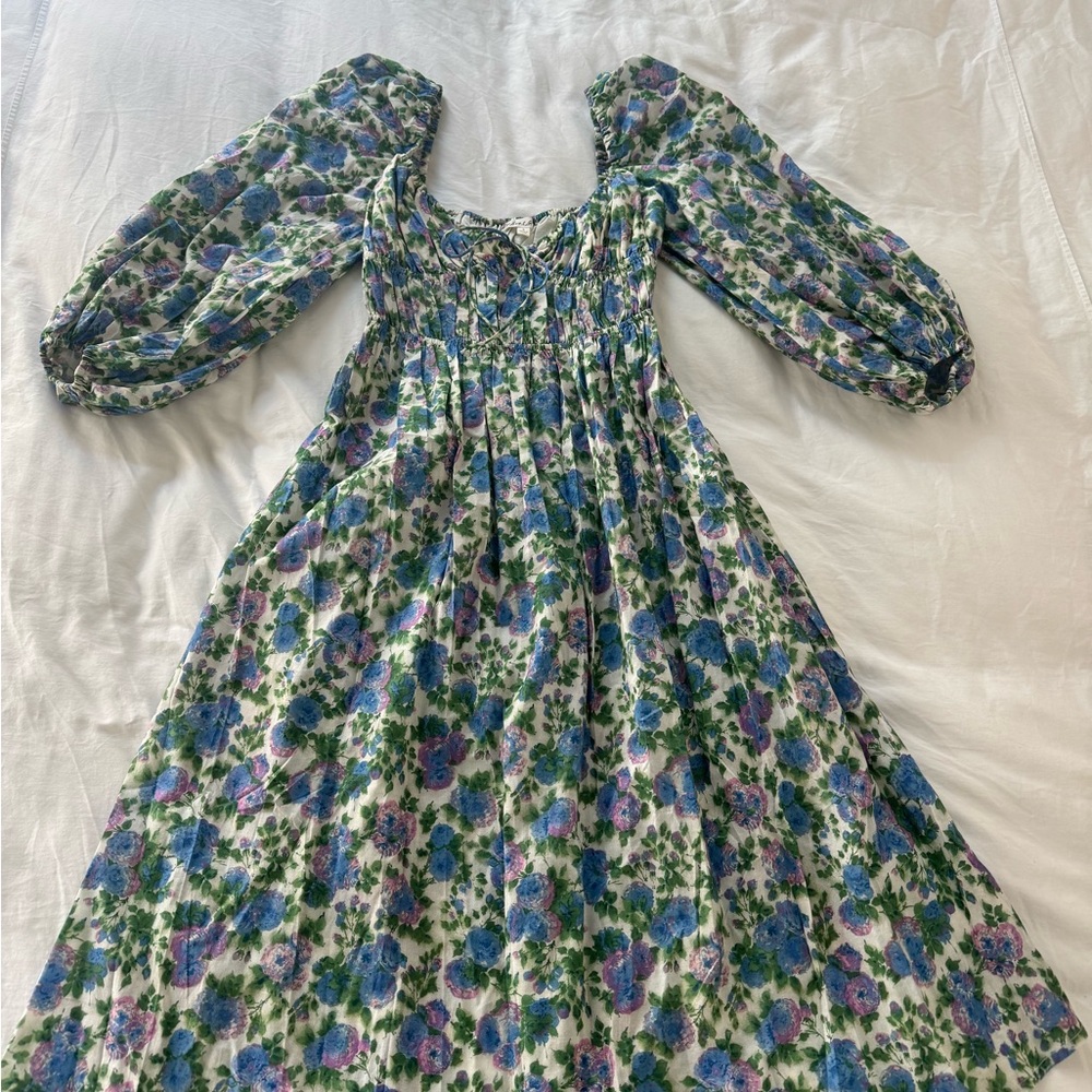 For Love And Lemons floral midi dress